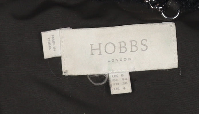 Womens UK Size 8 Hobbs Black Puffer Jacket