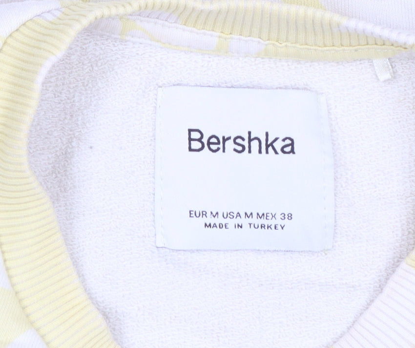 Mens UK Size M Bershka Yellow  T-Shirt