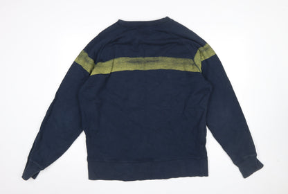 Mens UK Size 2XL Lyle & Scott Blue Pullover Sweatshirt