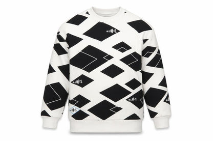 Marks and Spencer Boys Black Geometric 'No Limits' Pullover Sweatshirt 6-7 Years