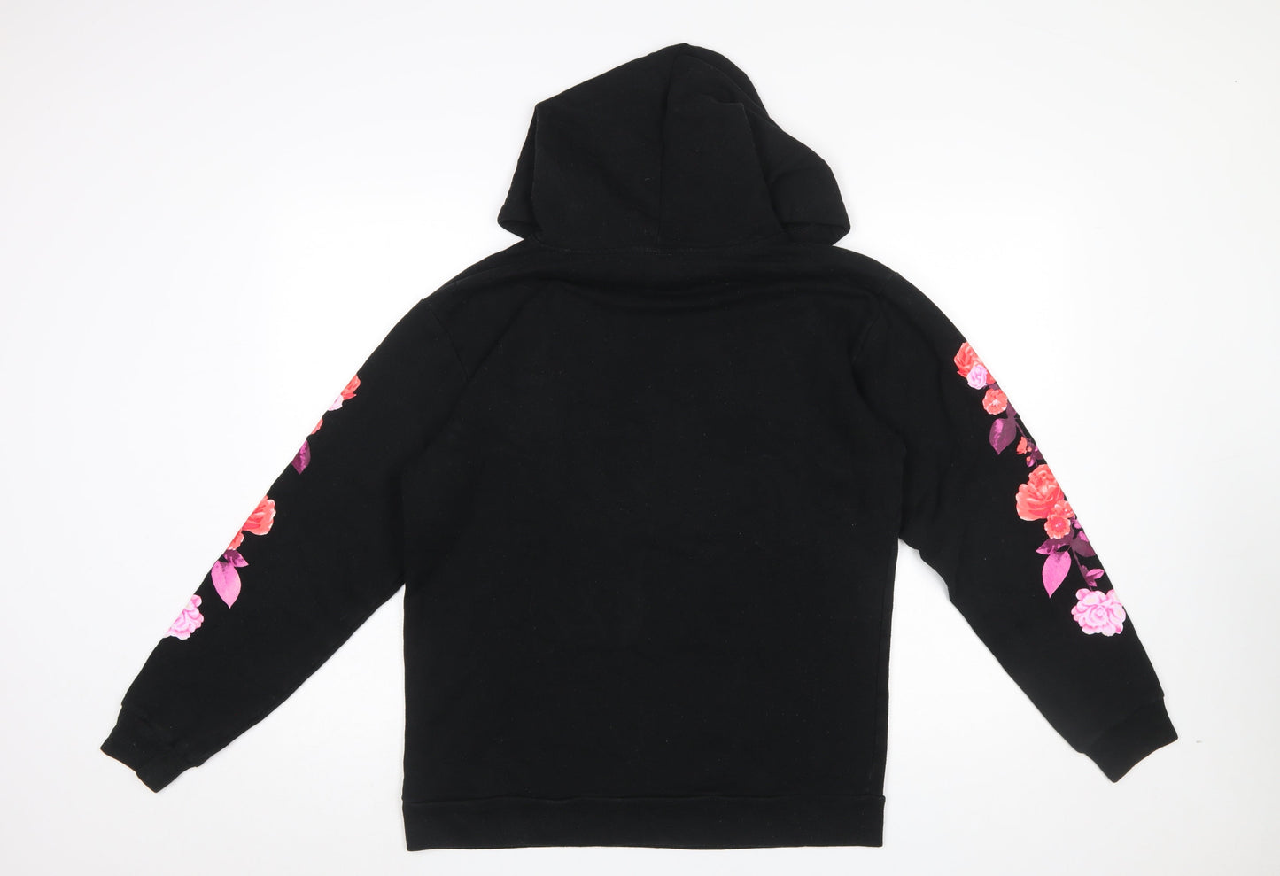 Womens UK Size S Victoria's Secret PINK Black Pullover Hoodie