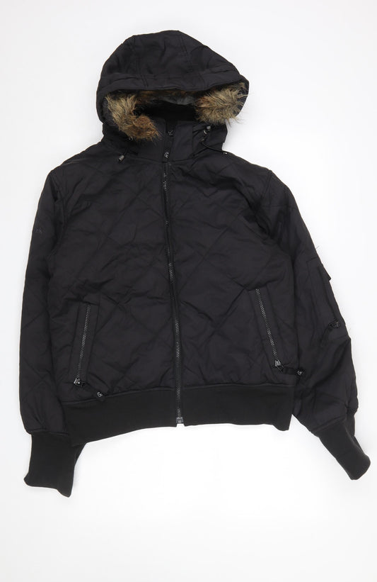 Womens UK Size L Betty Rides Black Ski Jacket