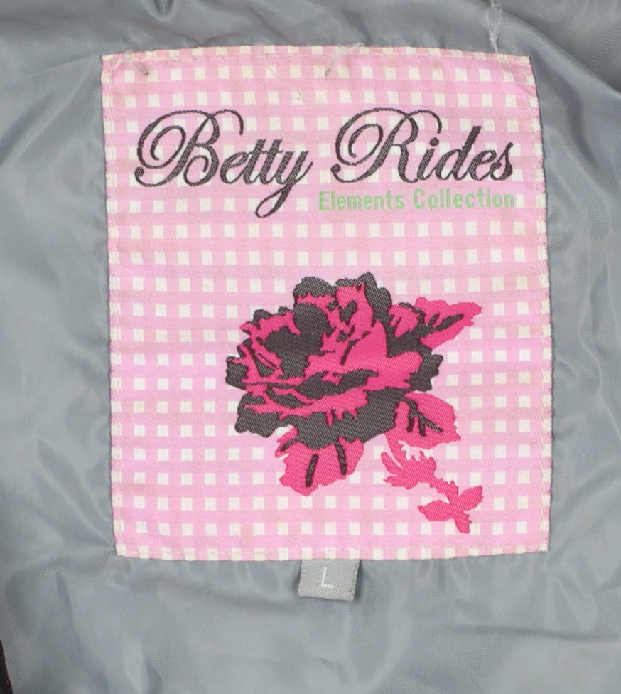 Womens UK Size L Betty Rides Black Ski Jacket