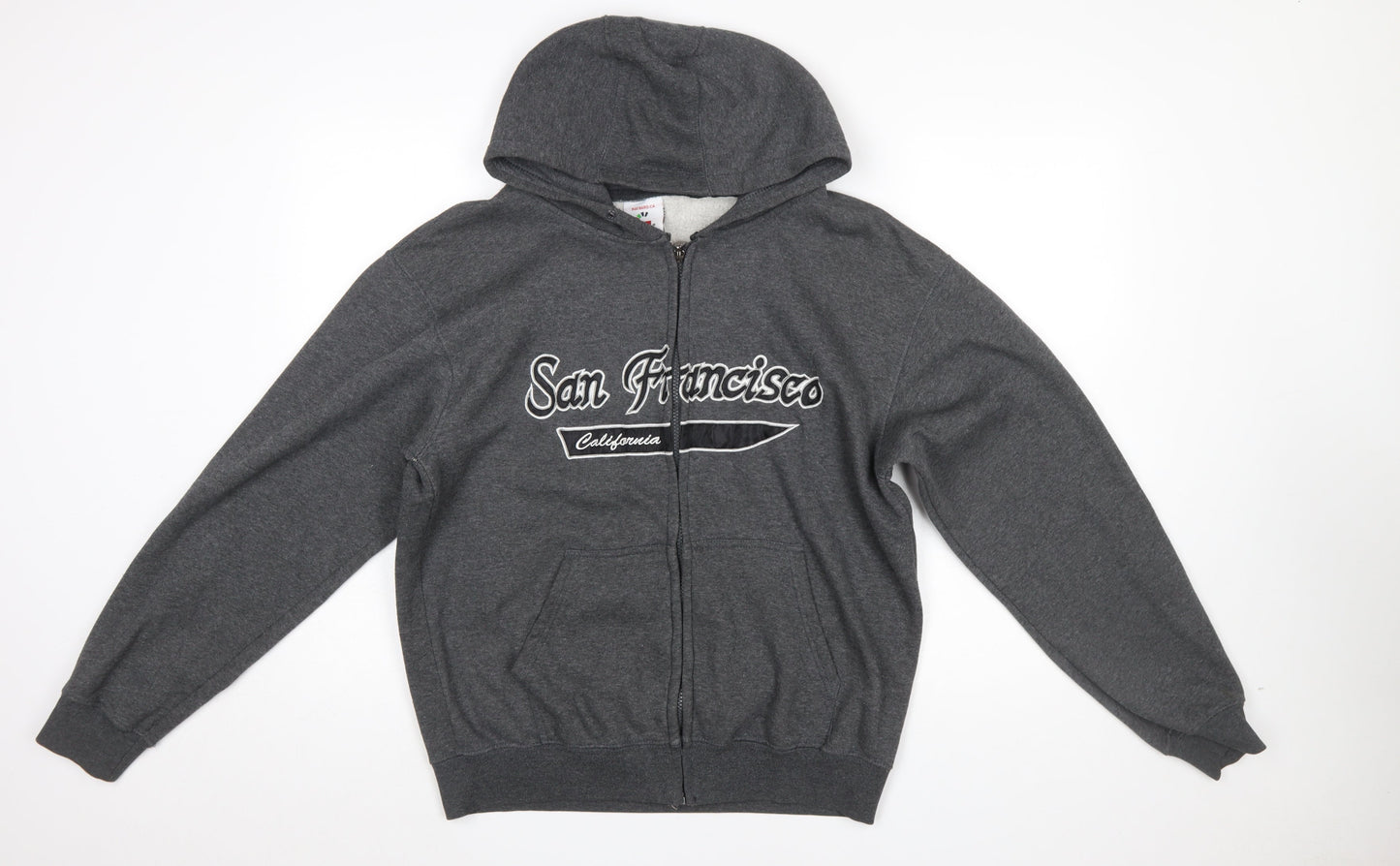 Mens UK Size M Hayward.CA Grey Full Zip Hoodie