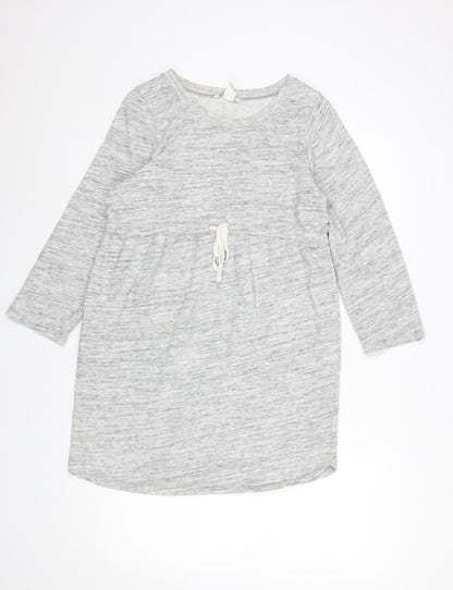 Womens UK Size 12 H&M Grey Tunic Sweatshirt