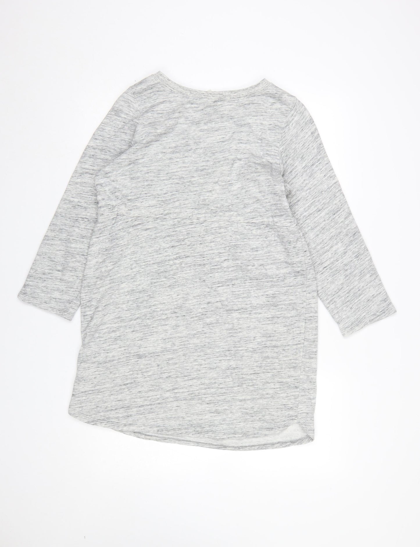 Womens UK Size 12 H&M Grey Tunic Sweatshirt
