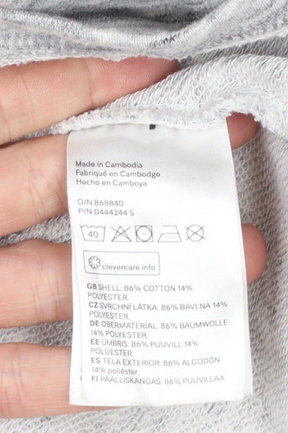 Womens UK Size 12 H&M Grey Tunic Sweatshirt