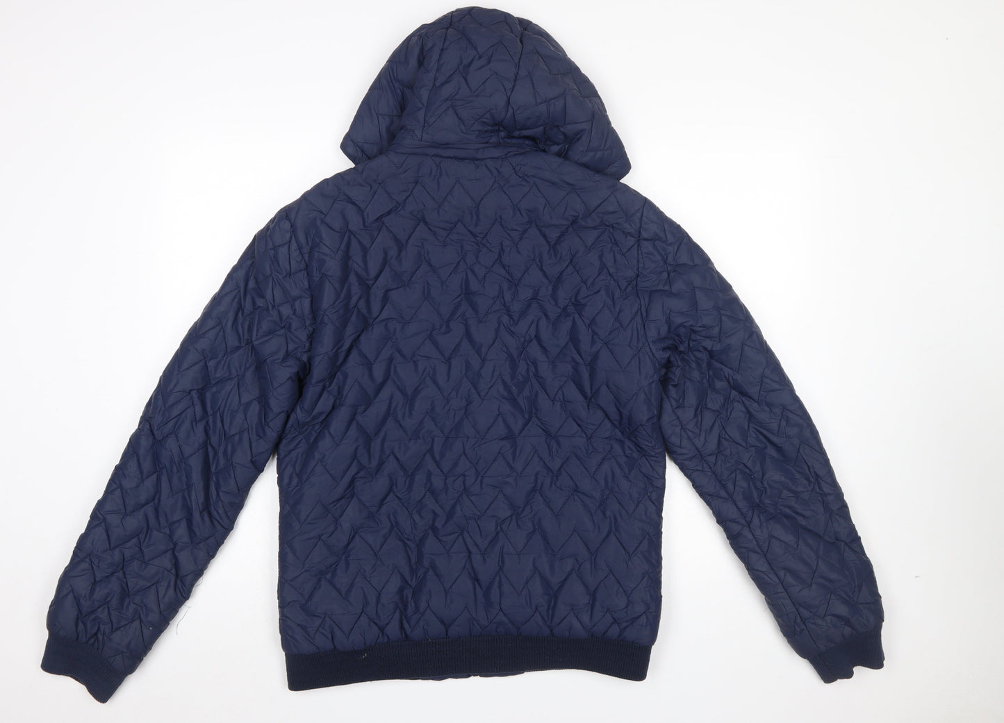 Mens UK Size M Blend Blue Puffer Jacket