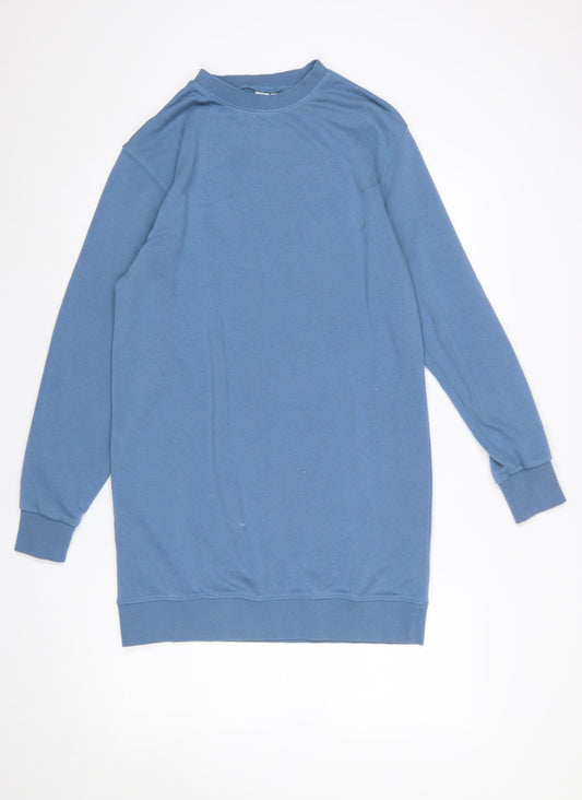 Womens UK Size XS H&M Blue Pullover Sweatshirt