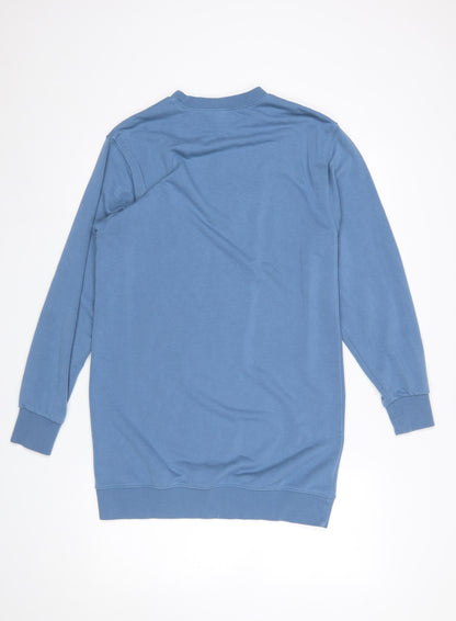 Womens UK Size XS H&M Blue Pullover Sweatshirt
