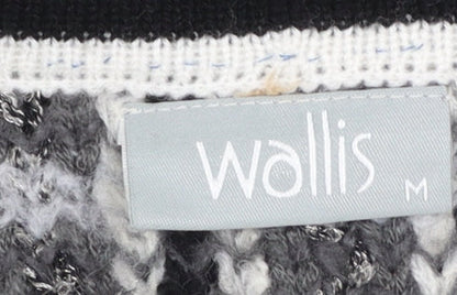 Womens UK Size M Wallis Grey Cardigan Jumper