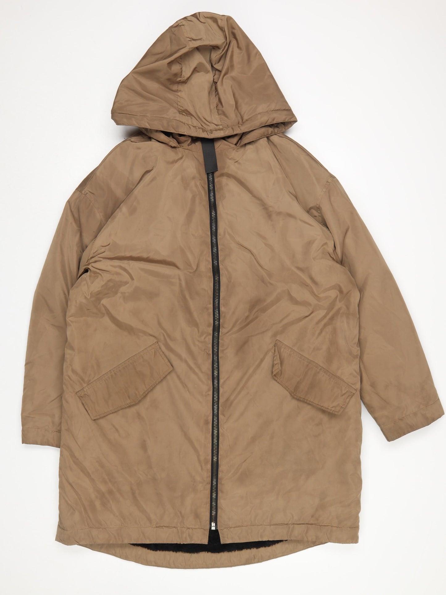 Womens UK Size 12 ASOS Brown Parka Coat
