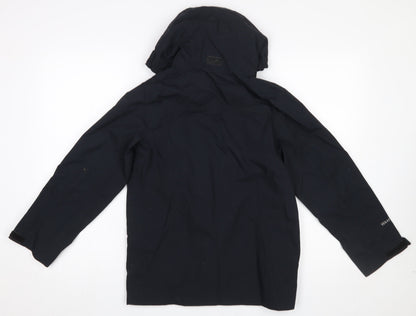 Boys UK Size 11-12 Years Karrimor Black Rain Coat