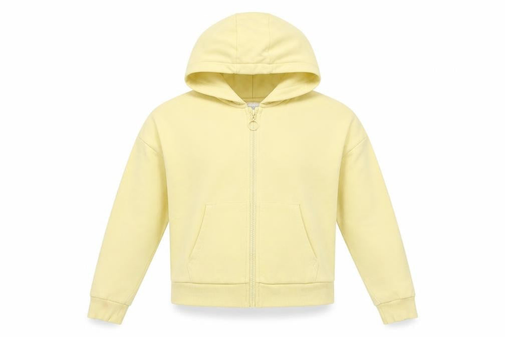 Girls UK Size 9-10 Years Marks and Spencer Yellow Full Zip Hoodie