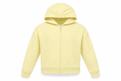 Girls UK Size 9-10 Years Marks and Spencer Yellow Full Zip Hoodie