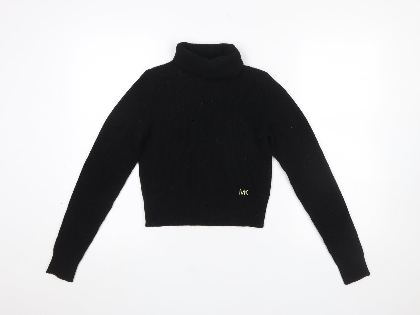 Womens UK Size 2XS Michael Kors Black Pullover Jumper