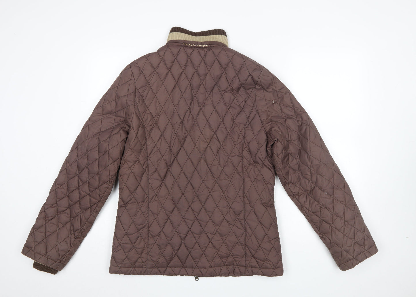Womens UK Size L Horseware Ireland Brown Quilted Coat