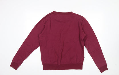 Womens UK Size S Ruth Kuckler Red Pullover Sweatshirt
