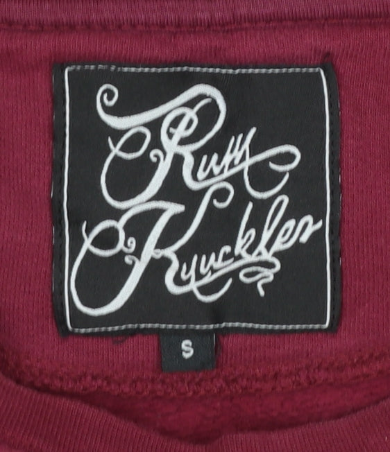 Womens UK Size S Ruth Kuckler Red Pullover Sweatshirt