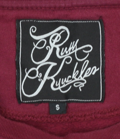 Womens UK Size S Ruth Kuckler Red Pullover Sweatshirt