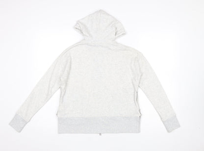 Womens UK Size 2XS Tommy Hilfiger Grey Full Zip Hoodie