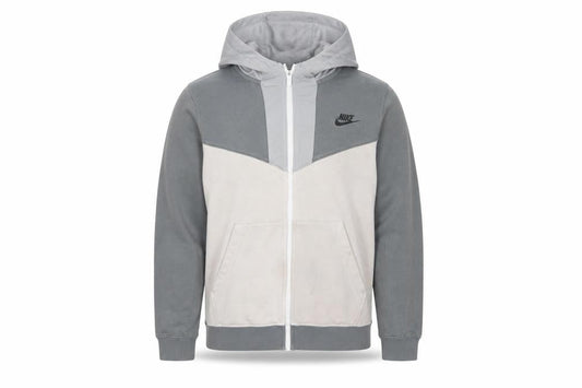 Boys UK Size L Nike Grey Full Zip Hoodie