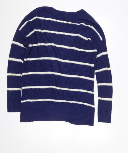 Womens UK Size L American Eagle Outfitters Blue Cardigan Jumper