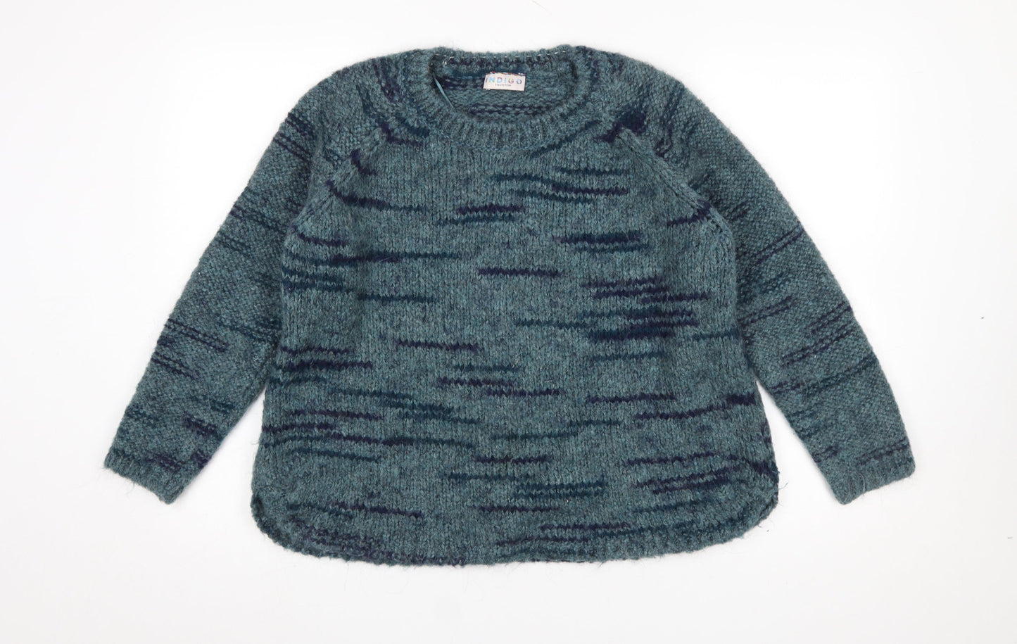 Womens UK Size 16 Marks and Spencer Blue Pullover Jumper