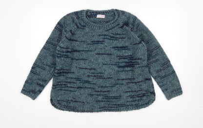 Womens UK Size 16 Marks and Spencer Blue Pullover Jumper