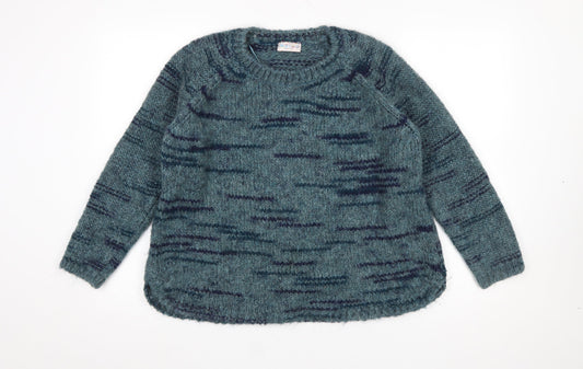 Womens UK Size 16 Marks and Spencer Blue Pullover Jumper