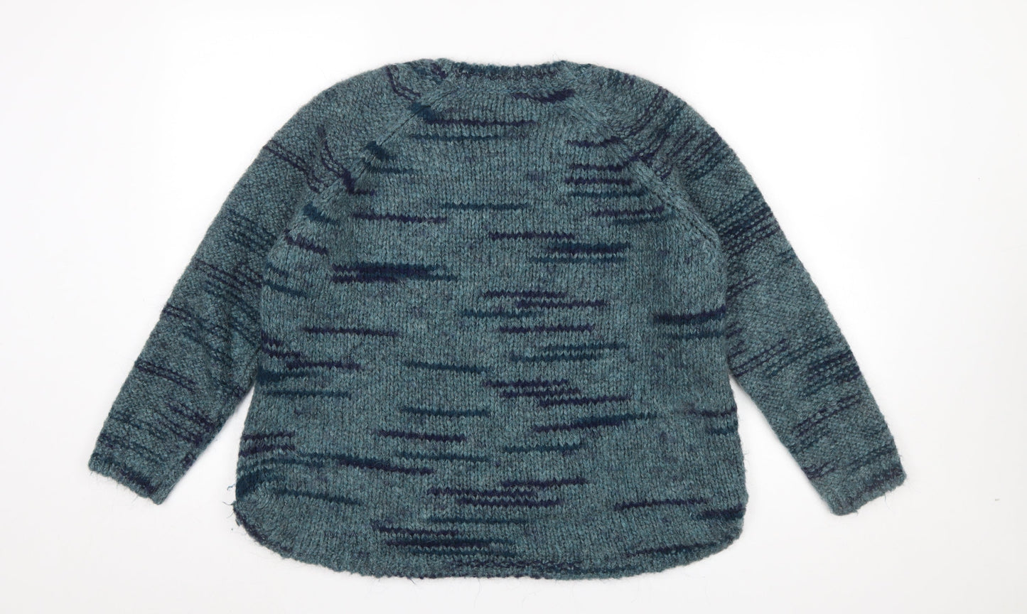 Womens UK Size 16 Marks and Spencer Blue Pullover Jumper