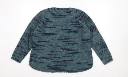 Womens UK Size 16 Marks and Spencer Blue Pullover Jumper