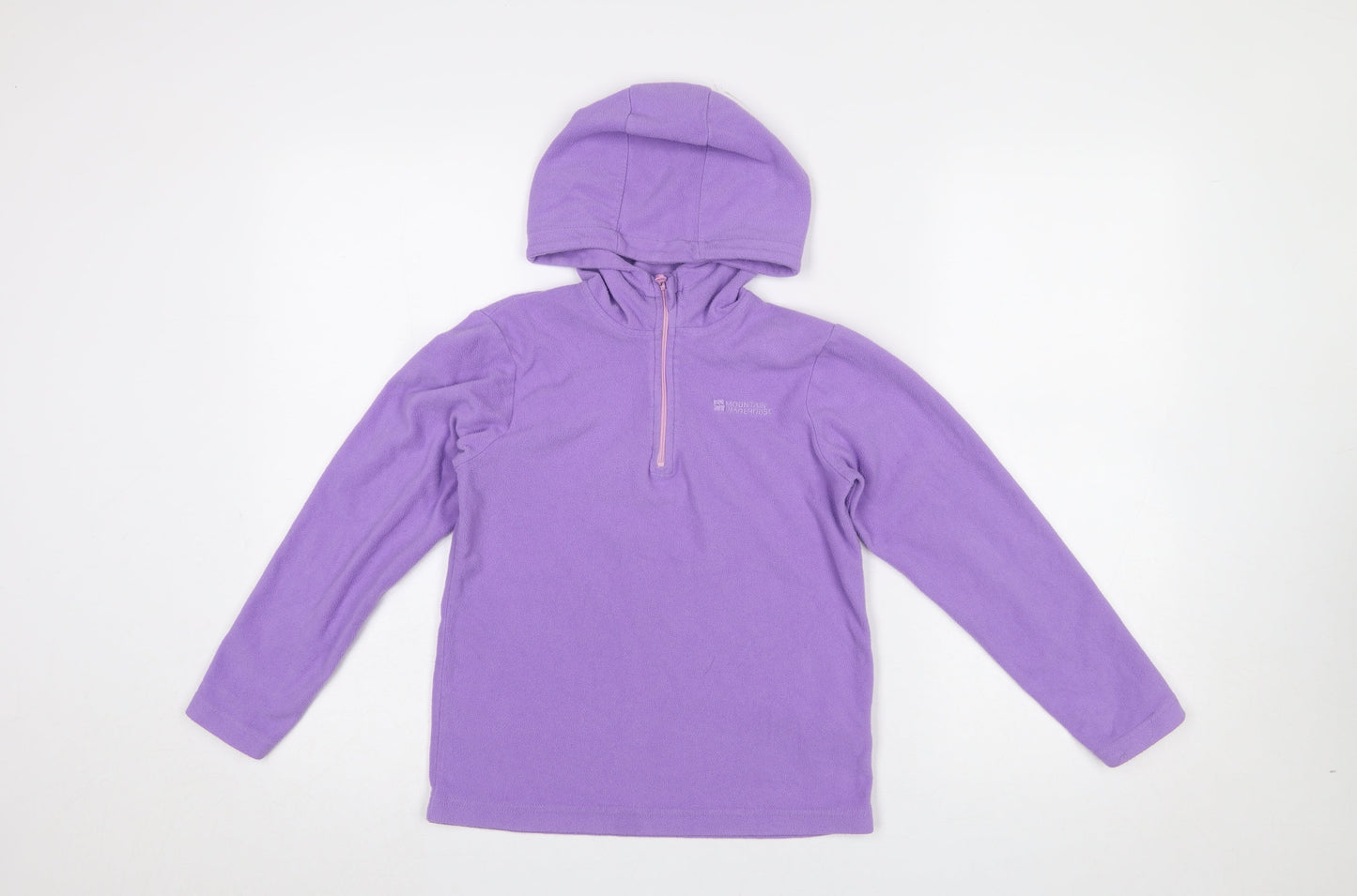 Girls UK Size 9-10 Years Mountain Warehouse Purple Pullover Hoodie