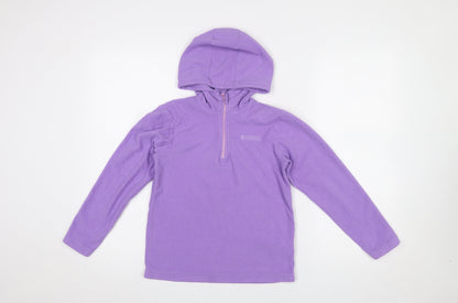 Girls UK Size 9-10 Years Mountain Warehouse Purple Pullover Hoodie