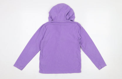 Girls UK Size 9-10 Years Mountain Warehouse Purple Pullover Hoodie