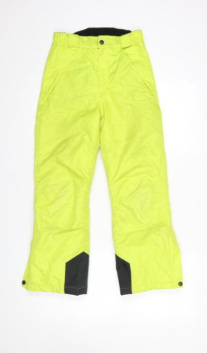 Boys UK Size 9-10 Years Crane Regular Fit Snow Pants Yellow Trousers
