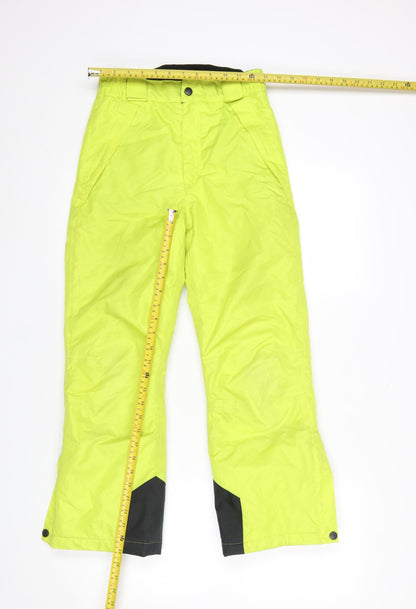 Boys UK Size 9-10 Years Crane Regular Fit Snow Pants Yellow Trousers