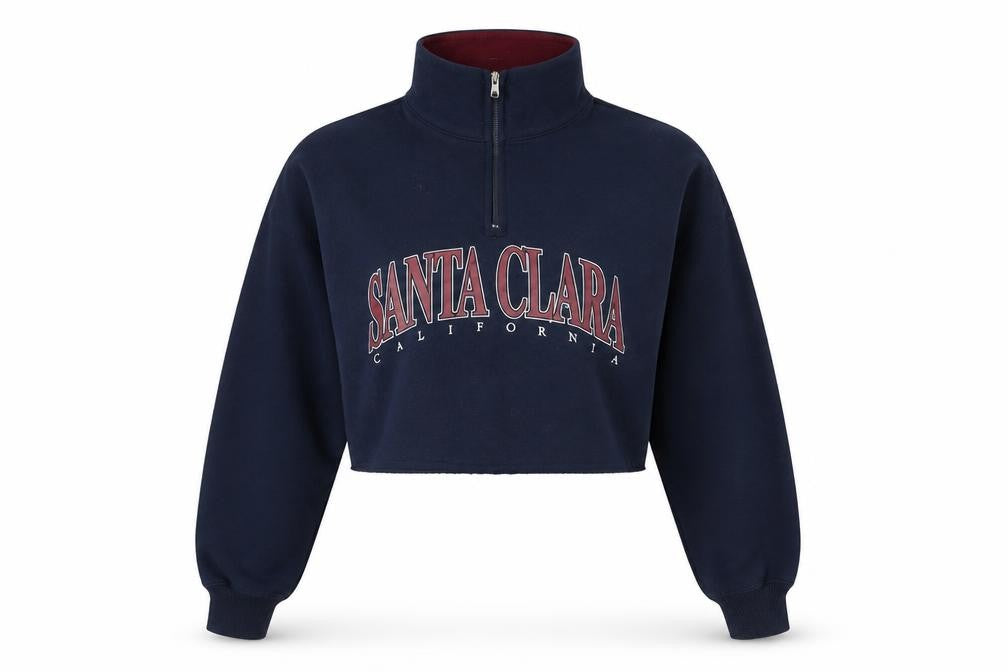 Womens UK Size XS Hollister Blue Pullover Sweatshirt