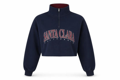 Womens UK Size XS Hollister Blue Pullover Sweatshirt
