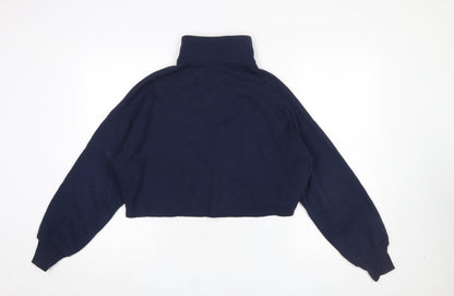 Womens UK Size XS Hollister Blue Pullover Sweatshirt