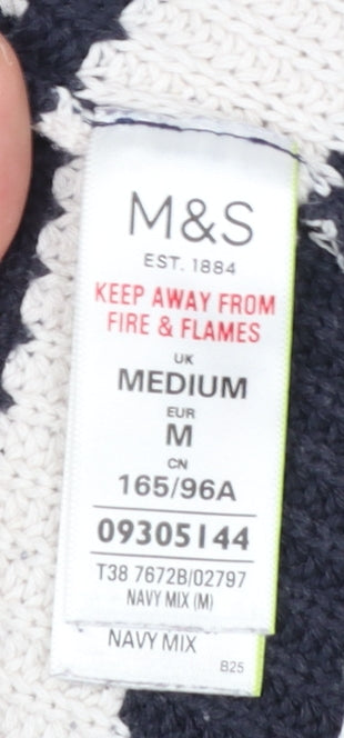 Womens UK Size M Marks and Spencer Multicoloured Pullover Jumper