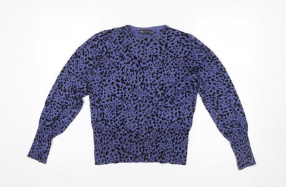Womens UK Size 10 Marks and Spencer Blue Pullover Jumper