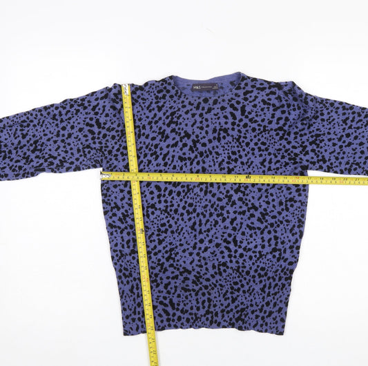 Womens UK Size 10 Marks and Spencer Blue Pullover Jumper