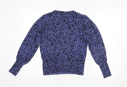 Womens UK Size 10 Marks and Spencer Blue Pullover Jumper