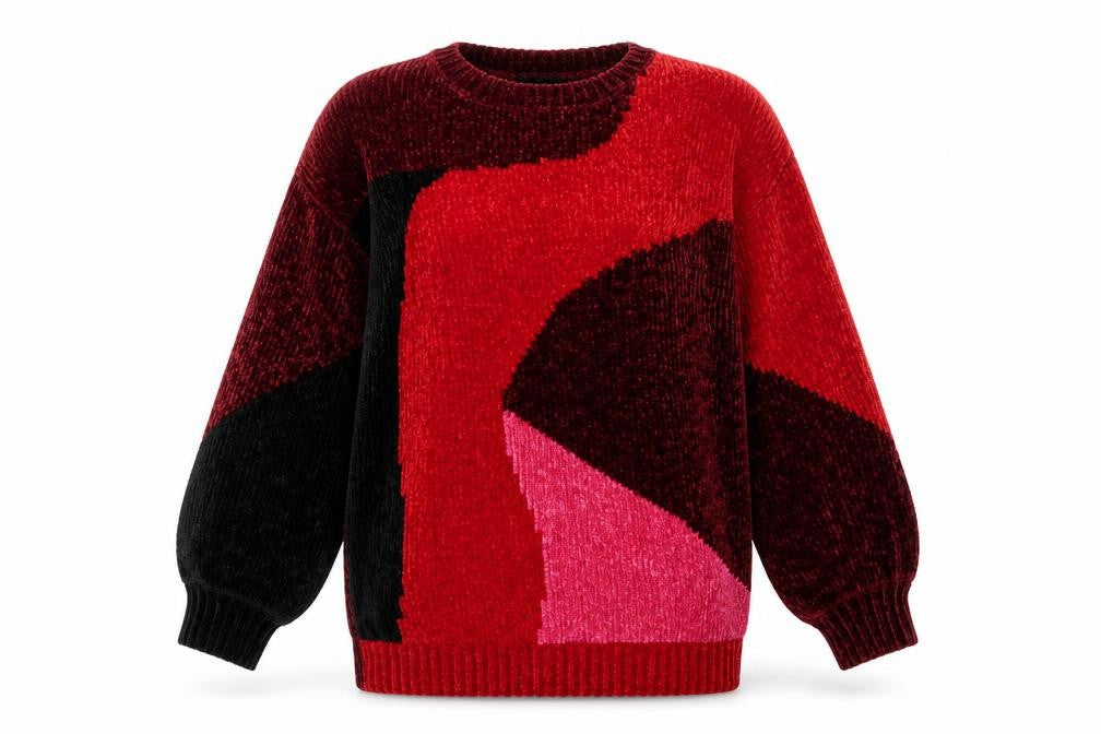 Womens UK Size S George Red Pullover Jumper