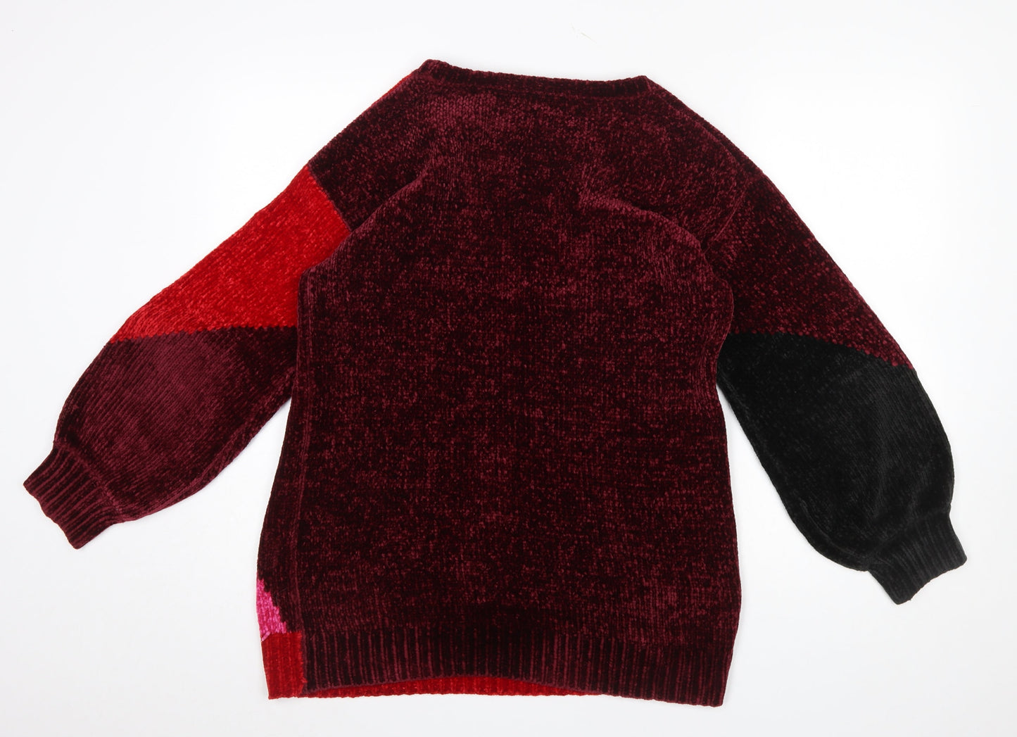 Womens UK Size S George Red Pullover Jumper