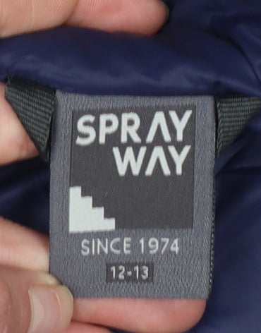 Boys UK Size 12-13 Years Sprayway Blue Puffer Jacket