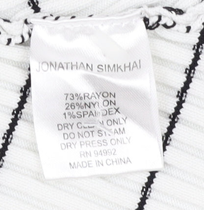 Womens UK Size XS Jonathan Simkhai Wrap Knit Skirt