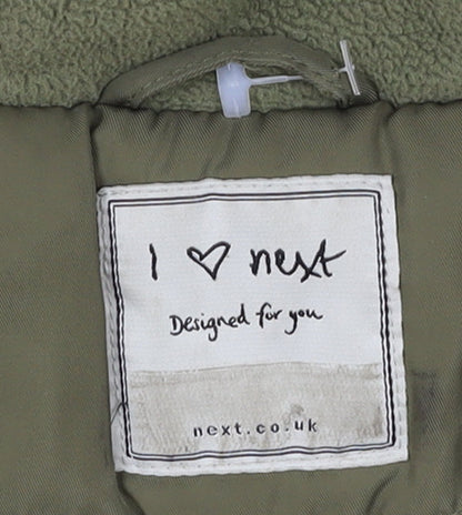 Boys UK Size 7 Years NEXT Green Bomber Jacket