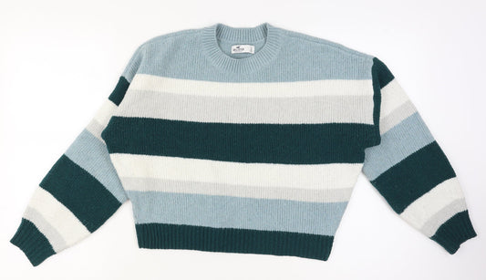 Womens UK Size S Hollister Multicoloured Pullover Jumper